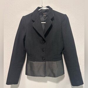 Mango Black with Gray Women’s Blazer Suit size 6